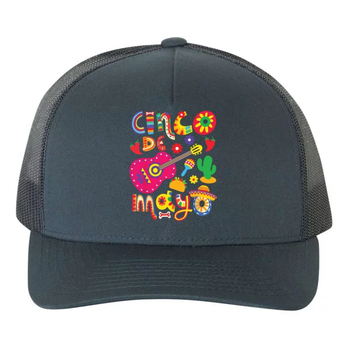 Cinco De Mayo Mexican Fiesta 5 De Mayo Yupoong Adult 5-Panel Trucker Hat