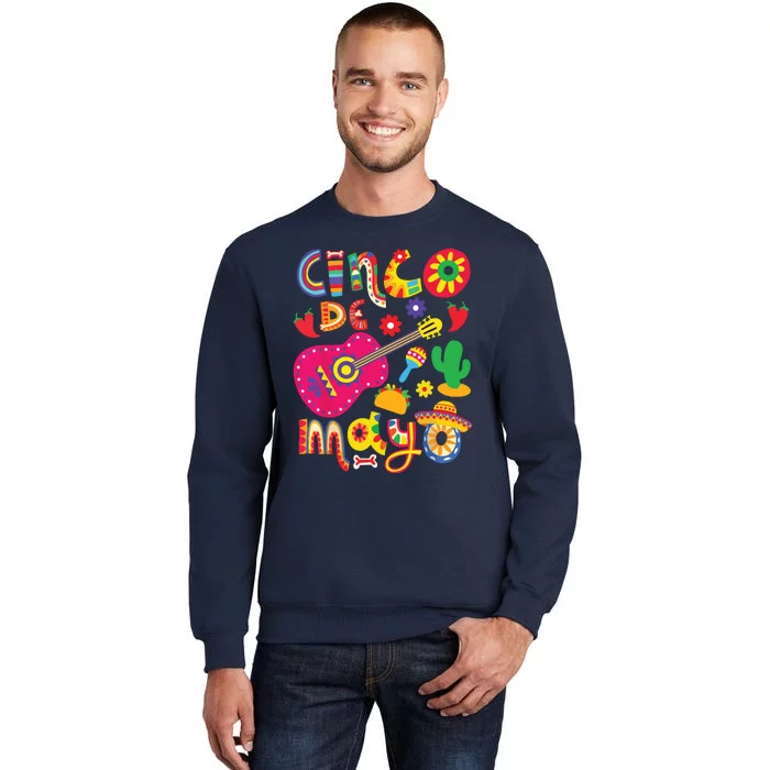 Cinco De Mayo Mexican Fiesta 5 De Mayo Tall Sweatshirt