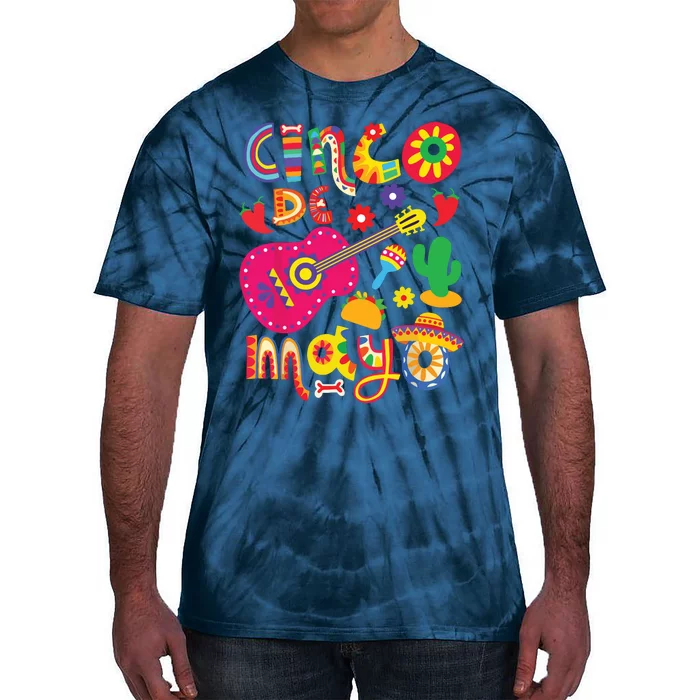 Cinco De Mayo Mexican Fiesta 5 De Mayo Tie-Dye T-Shirt