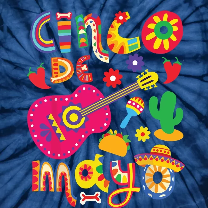 Cinco De Mayo Mexican Fiesta 5 De Mayo Tie-Dye T-Shirt