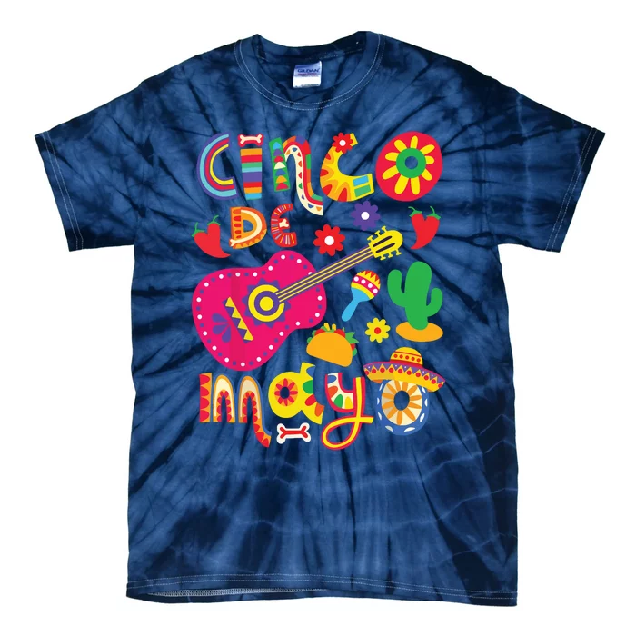 Cinco De Mayo Mexican Fiesta 5 De Mayo Tie-Dye T-Shirt