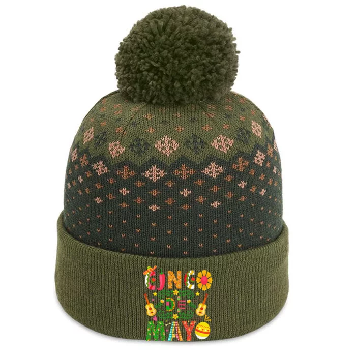 Cinco De Mayo Mexican Fiesta 5 De Mayo The Baniff Cuffed Pom Beanie