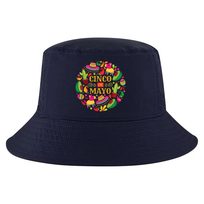 Cinco De Mayo Mexican Fiesta 5 De Mayo Cool Comfort Performance Bucket Hat