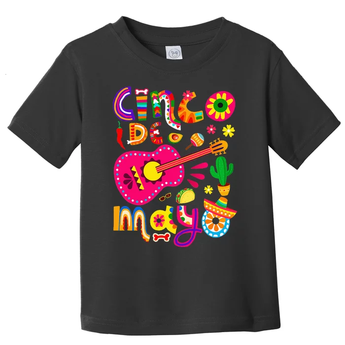 Cinco De Mayo Mexican Fiesta 5 De Mayo Toddler T-Shirt