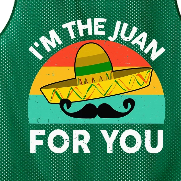 Cinco De Mayo Mexican Im Juan For You Mesh Reversible Basketball Jersey Tank