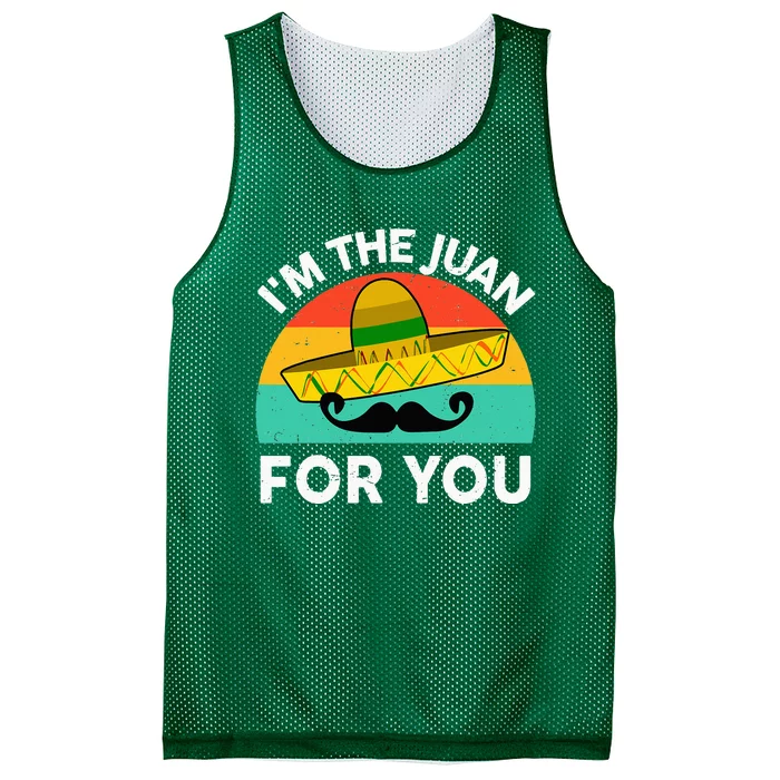 Cinco De Mayo Mexican Im Juan For You Mesh Reversible Basketball Jersey Tank