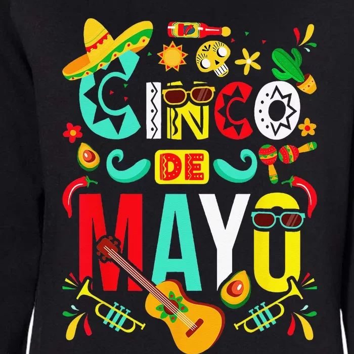 Cinco De Mayo Party Mexican Fiesta 5 De Mayo Womens California Wash Sweatshirt