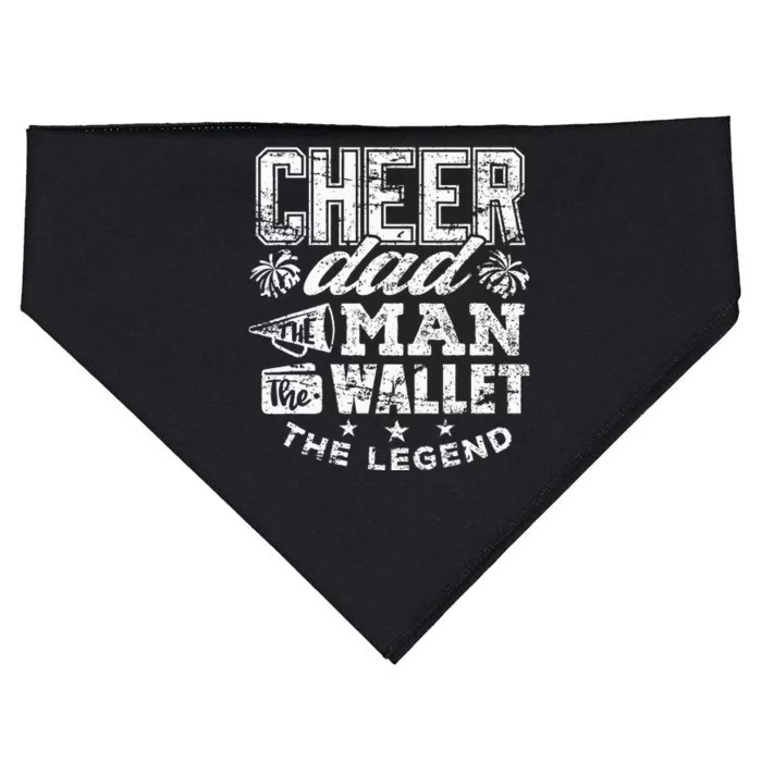 Cheerleader Dad Man Wallet Legend USA-Made Doggie Bandana