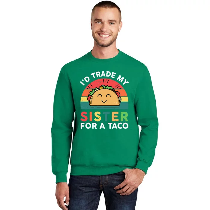 Cinco De Mayo Mexican Taco Big Little Sister Sweatshirt