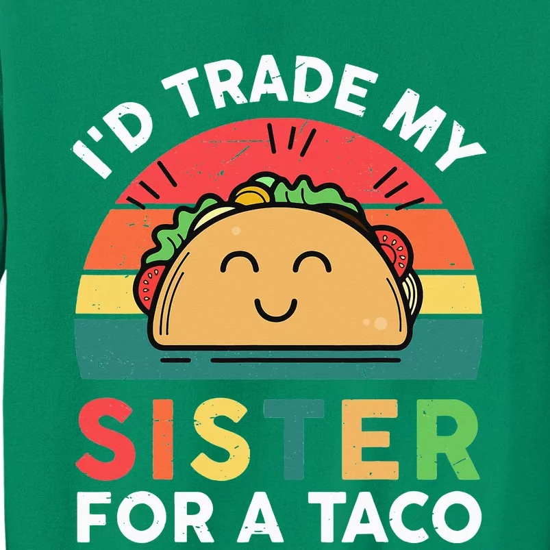 Cinco De Mayo Mexican Taco Big Little Sister Sweatshirt