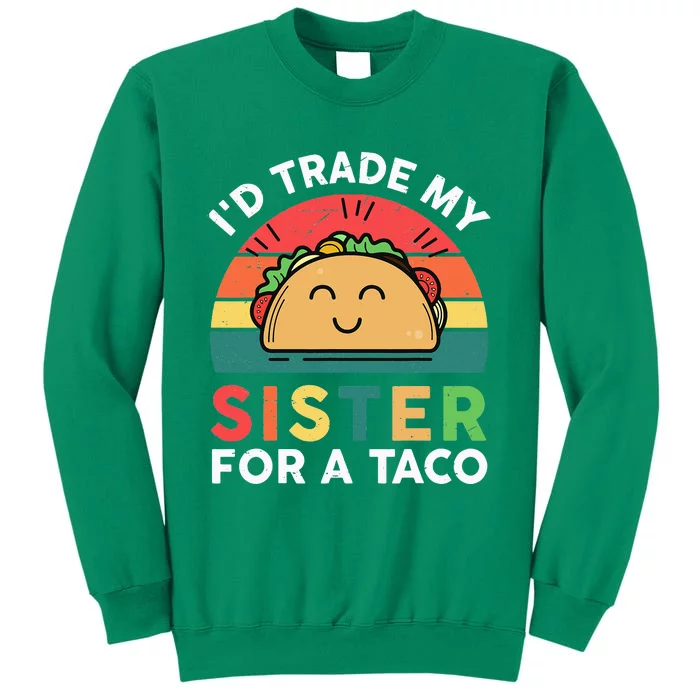 Cinco De Mayo Mexican Taco Big Little Sister Sweatshirt