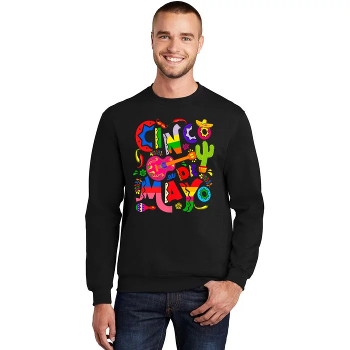 Cinco De Mayo Mexican Fiesta 5 De Mayo For Mexican Tall Sweatshirt