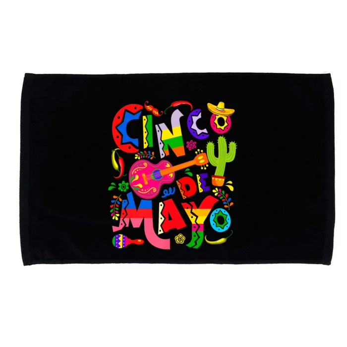 Cinco De Mayo Mexican Fiesta 5 De Mayo For Mexican Microfiber Hand Towel