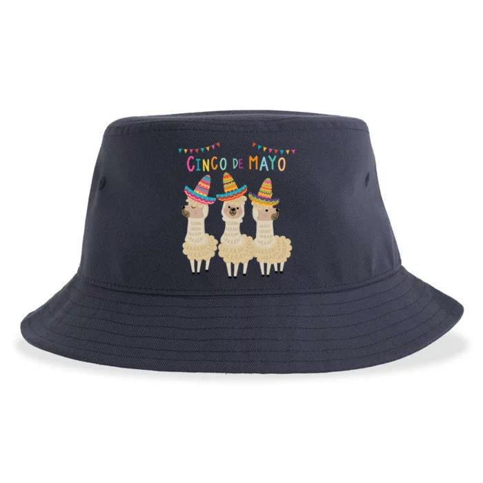 Cinco De Mayo Llama Fiesta Ultimate Party Vibe May 5th Sustainable Bucket Hat