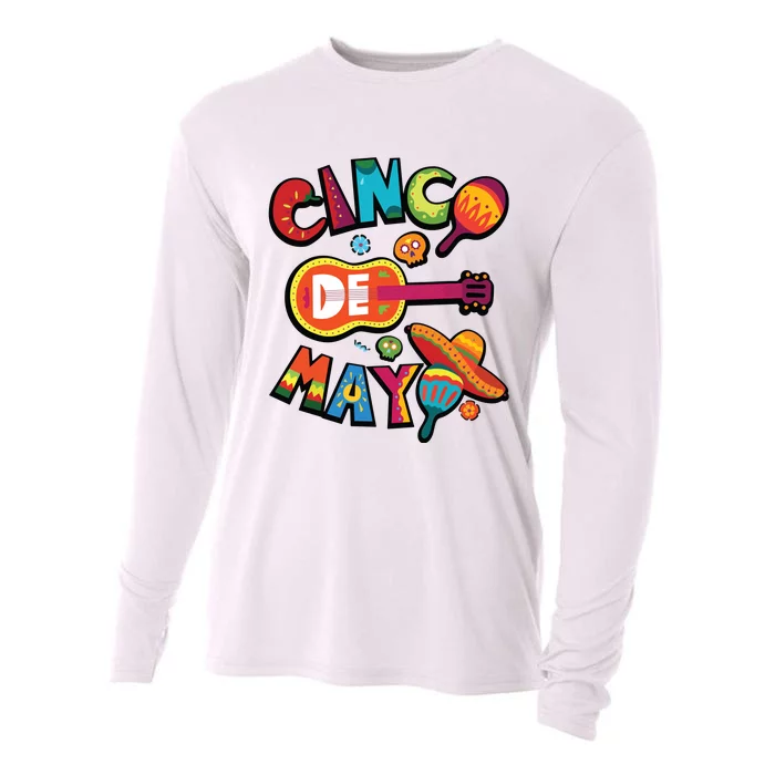 Cinco De Mayo Mexican Fiesta 5 De Mayo Cooling Performance Long Sleeve Crew