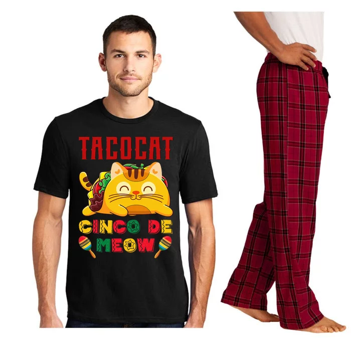 Cinco de Meow taco cat Mexican Cinco De Mayo Cat Lovers Pajama Set