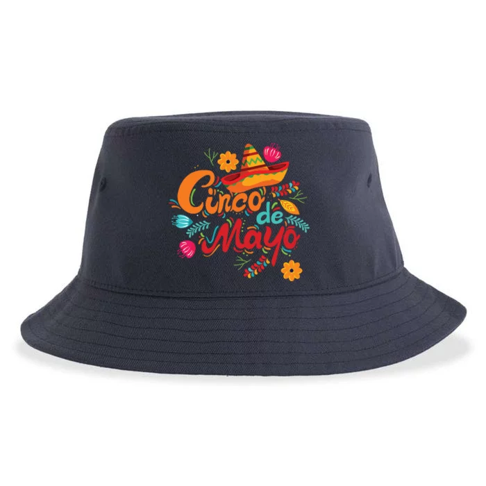 Cinco De Mayo Mexican Fiesta 5 De Mayo Sustainable Bucket Hat