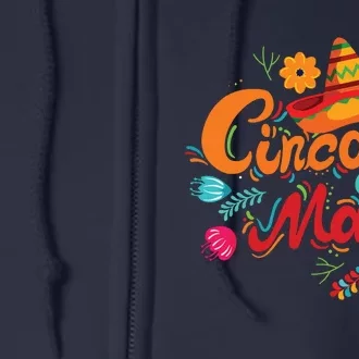 Cinco De Mayo Mexican Fiesta 5 De Mayo Full Zip Hoodie