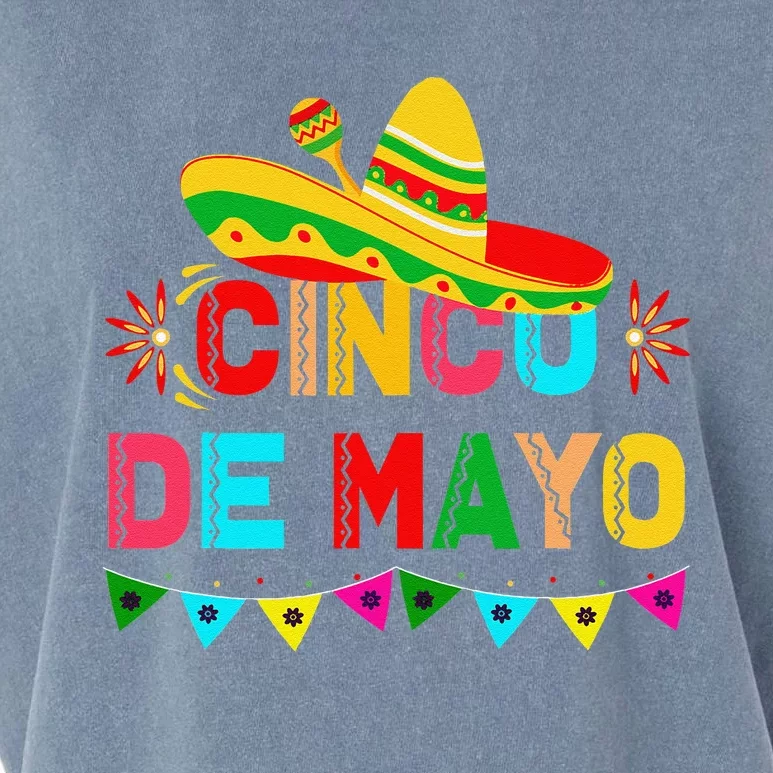 Cinco De Mayo Mexican Festival Party Garment-Dyed Women's Muscle Tee