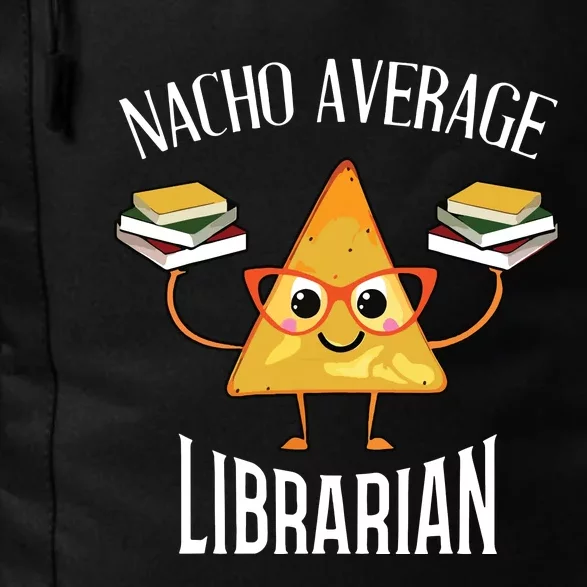 Cinco De Mayo Nacho Average Librarian Library Mexican Party Daily Commute Backpack