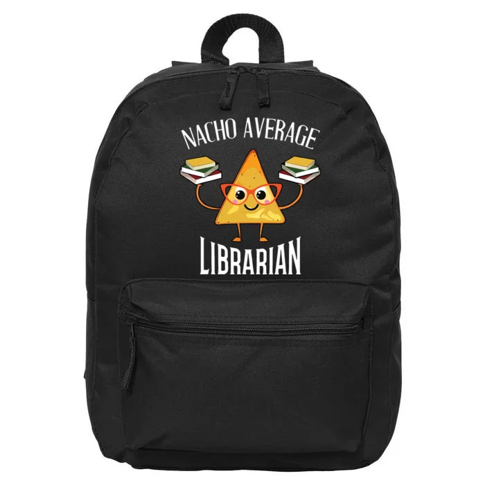 Cinco De Mayo Nacho Average Librarian Library Mexican Party 16 in Basic Backpack