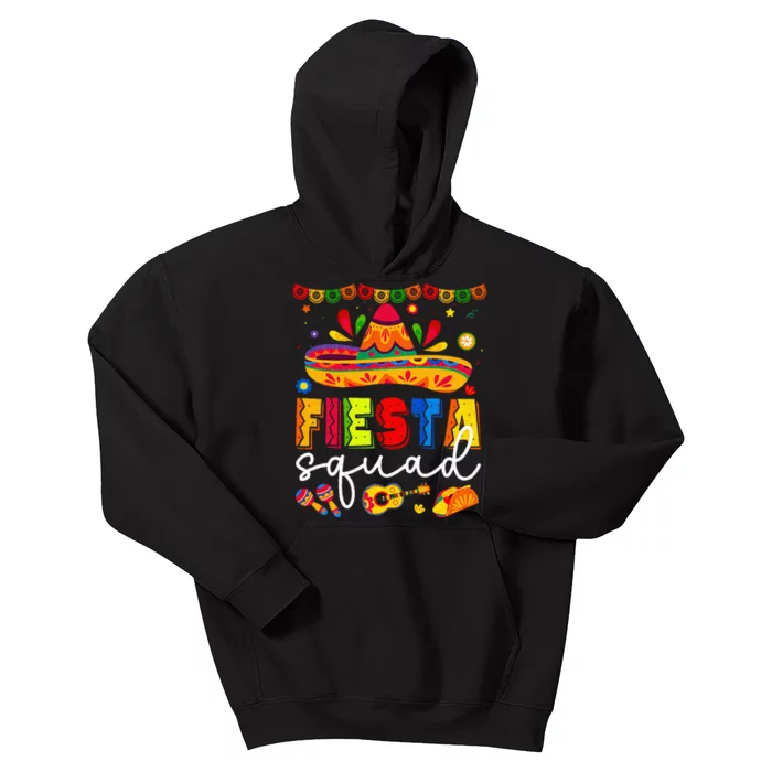 Cinco De Mayo Fiesta Squad Family Kids Hoodie