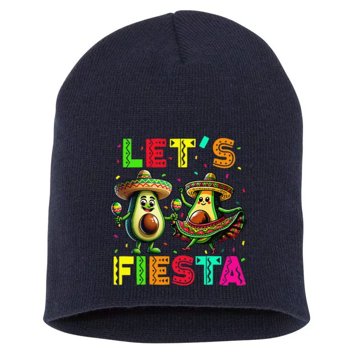 Cinco De May Mexican Fiesta Short Acrylic Beanie