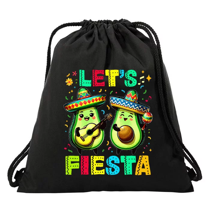 Cinco De Mayo Mexican Fiesta Drawstring Bag