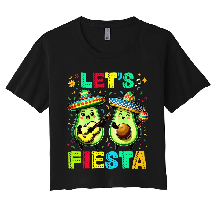 Cinco De Mayo Mexican Fiesta Women's Crop Top Tee