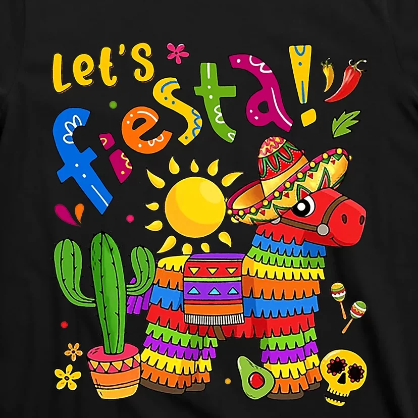 Cinco De Mayo Girl Boy Mexican Lets Fiesta Fun T-Shirt