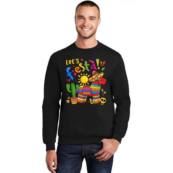 Cinco De Mayo Girl Boy Mexican Lets Fiesta Fun Tall Sweatshirt