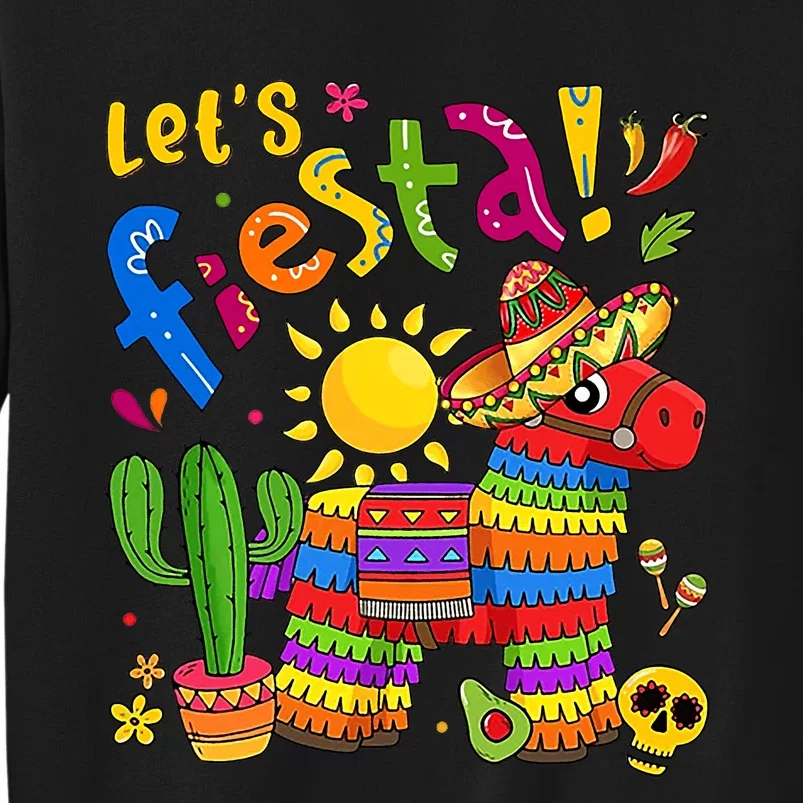 Cinco De Mayo Girl Boy Mexican Lets Fiesta Fun Tall Sweatshirt