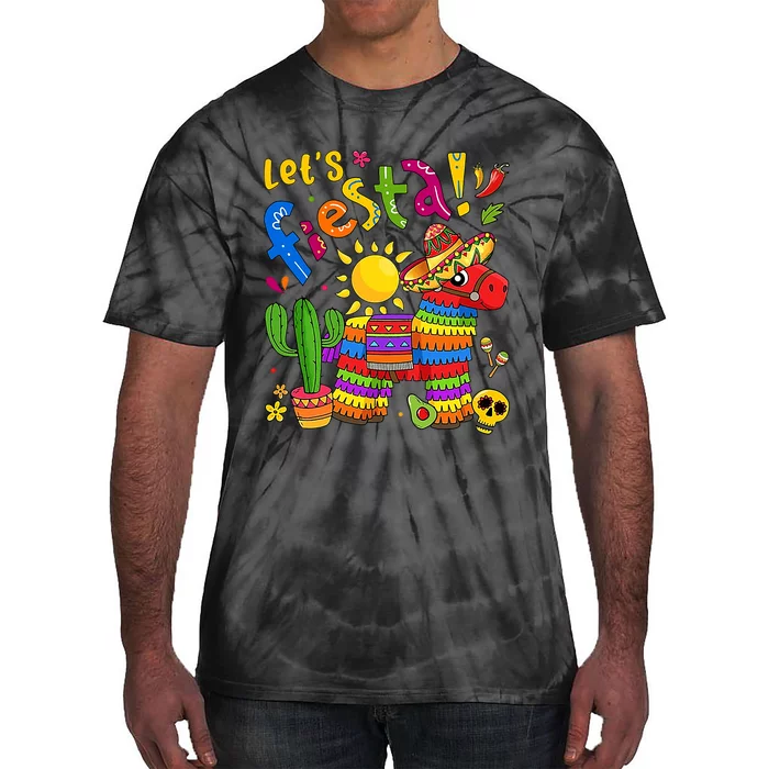 Cinco De Mayo Girl Boy Mexican Lets Fiesta Fun Tie-Dye T-Shirt