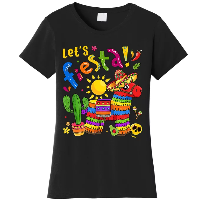 Cinco De Mayo Girl Boy Mexican Lets Fiesta Fun Women's T-Shirt