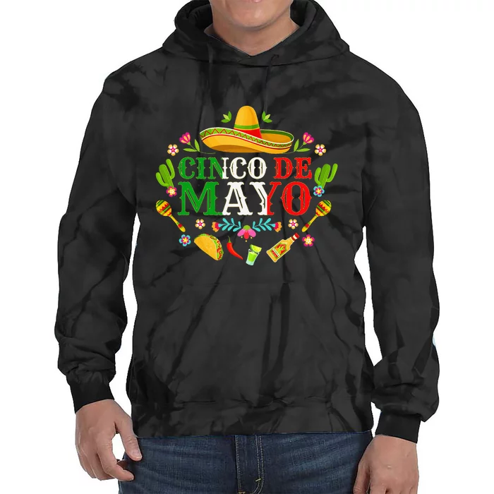 Cinco De Mayo Mexican Fiesta 5 De Mayo Tie Dye Hoodie