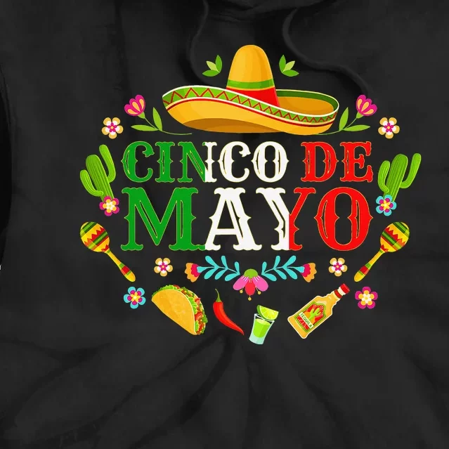 Cinco De Mayo Mexican Fiesta 5 De Mayo Tie Dye Hoodie