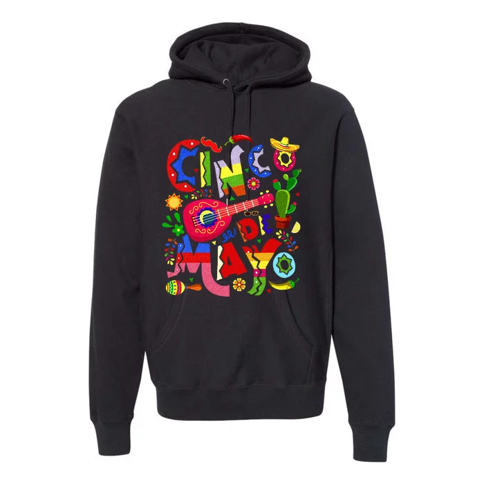 Cinco De Mayo Mexican Fiesta 5 De Mayo Premium Hoodie