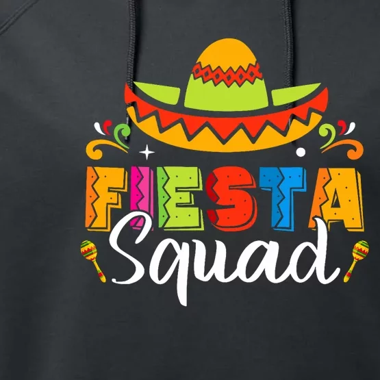 Cinco De Mayo Fiesta Squad Family Matching Grou Performance Fleece Hoodie