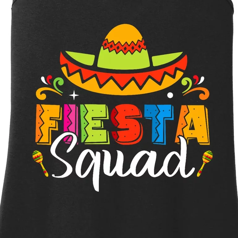 Cinco De Mayo Fiesta Squad Family Matching Grou Ladies Essential Tank