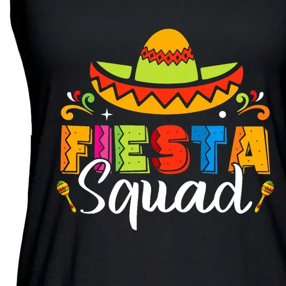 Cinco De Mayo Fiesta Squad Family Matching Grou Ladies Essential Flowy Tank