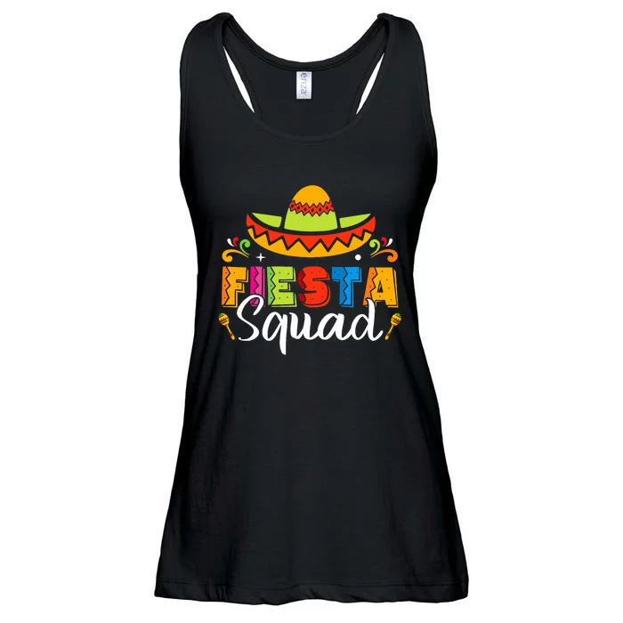 Cinco De Mayo Fiesta Squad Family Matching Grou Ladies Essential Flowy Tank