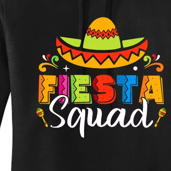 Cinco De Mayo Fiesta Squad Family Matching Grou Women's Pullover Hoodie