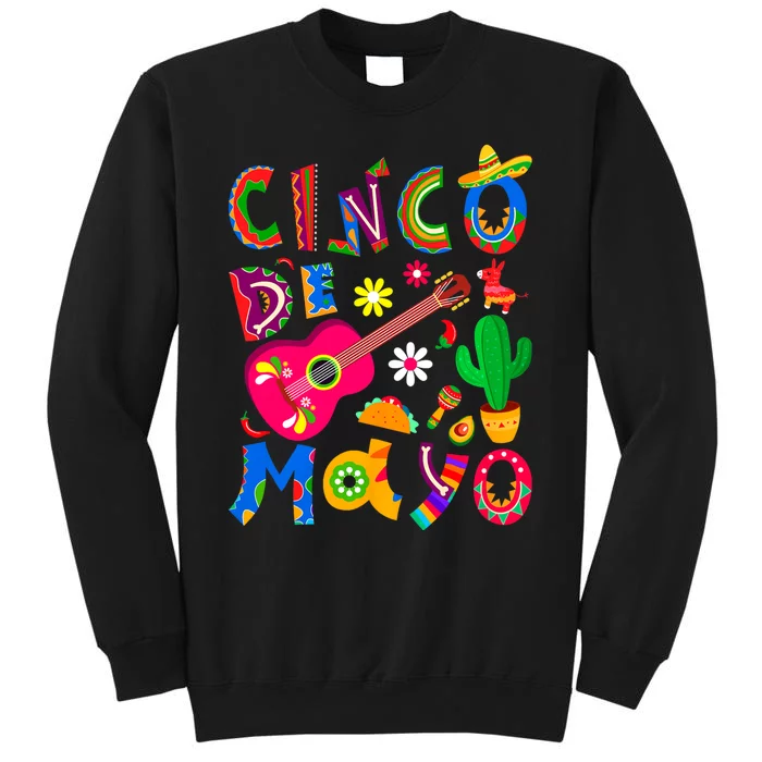 Cinco De Mayo Mexican Fiesta 5 De Mayo For Mexican Tall Sweatshirt