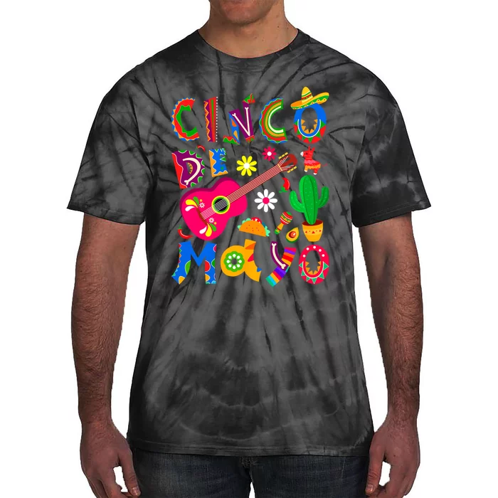 Cinco De Mayo Mexican Fiesta 5 De Mayo For Mexican Tie-Dye T-Shirt