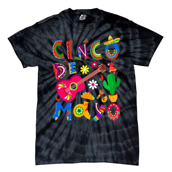 Cinco De Mayo Mexican Fiesta 5 De Mayo For Mexican Tie-Dye T-Shirt