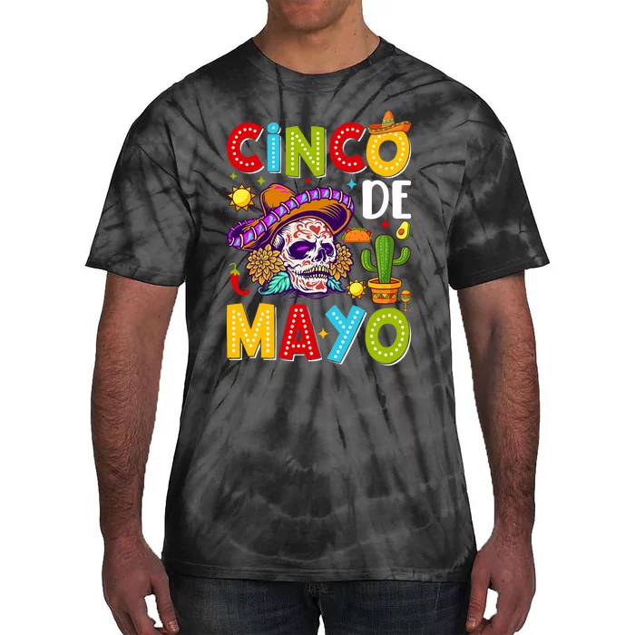 Cinco De Mayo Mexican Fiesta Squad 5 De Mayo For Mexican Tie-Dye T-Shirt