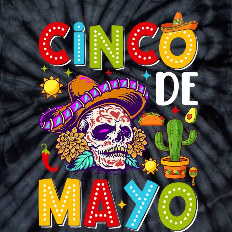 Cinco De Mayo Mexican Fiesta Squad 5 De Mayo For Mexican Tie-Dye T-Shirt