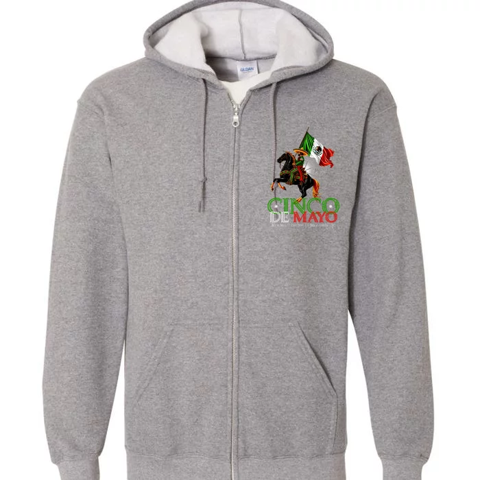 Cinco De Mayo Battle Of Puebla May 5 1862 Mexican Full Zip Hoodie