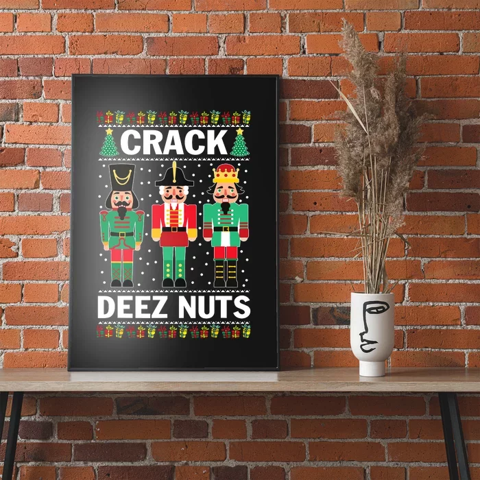 Crack Deez Nuts Funny Christmas Poster