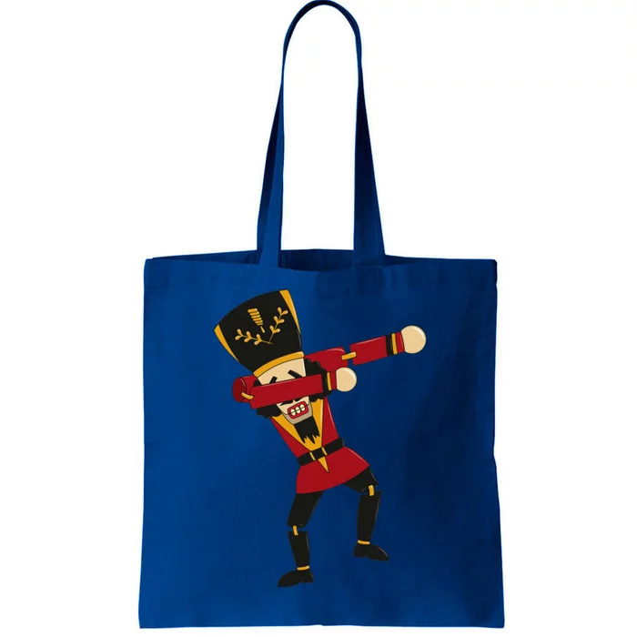 Cute Dabbing Nutcracker Christmas Tote Bag